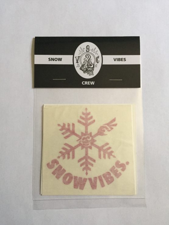 Small Snowflake Jake Vinyl Di-Cut Sticker