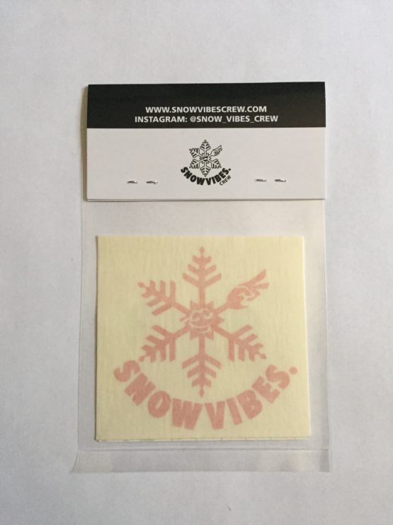 Small Snowflake Jake Vinyl Di-Cut Sticker - Image 2