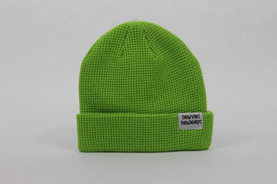 Waffle Knit Acrylic Team Beanie