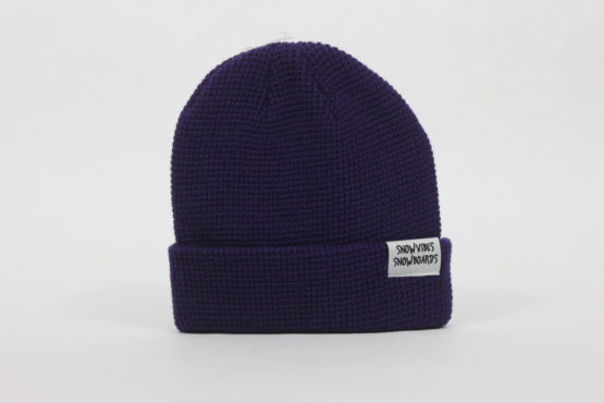 Waffle Knit Acrylic Team Beanie